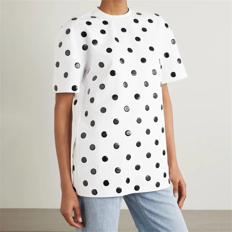 2024 Fashion Dot Print T-Shirt