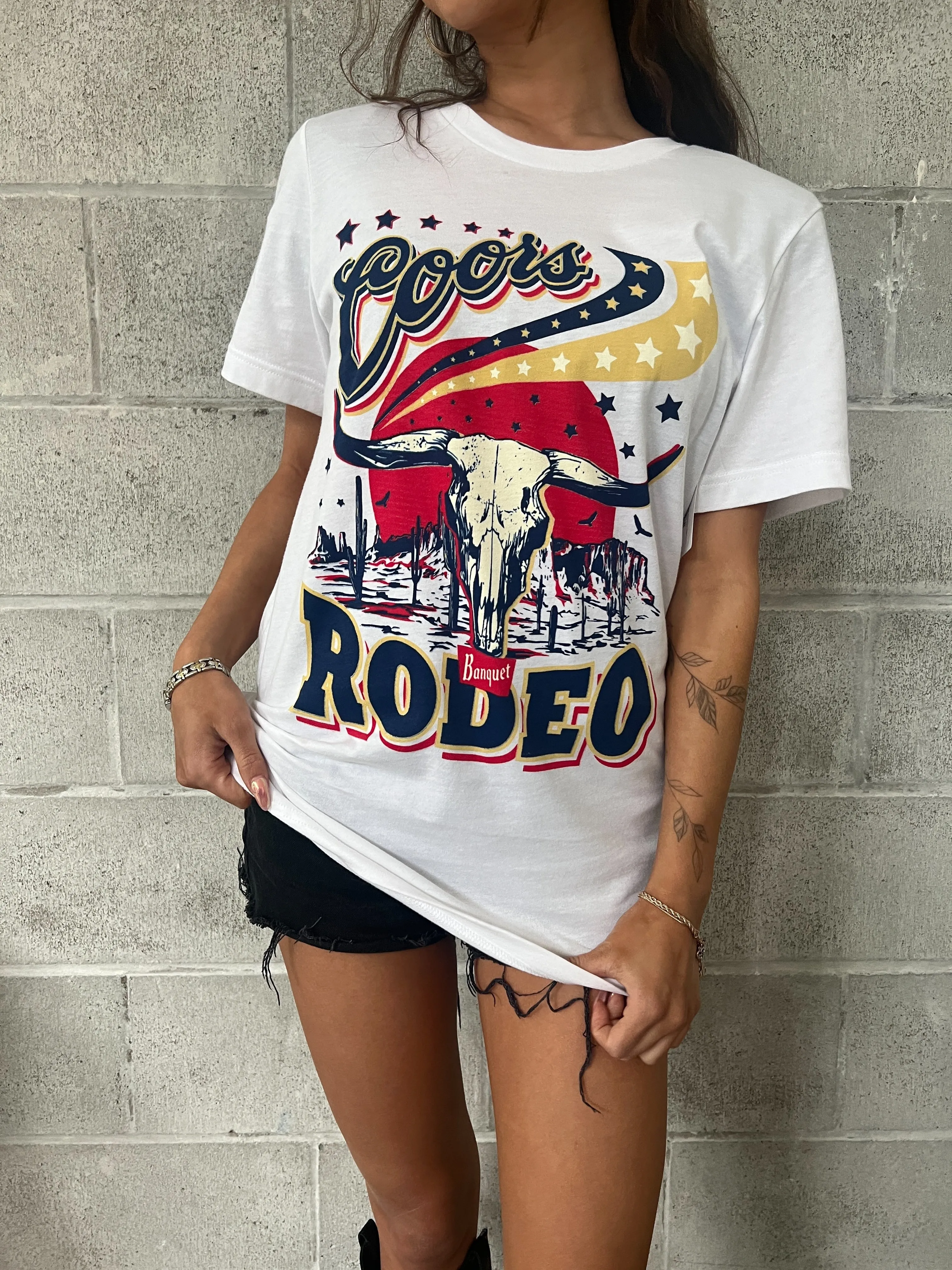 27 Coors Rodeo Stars Graphic Top