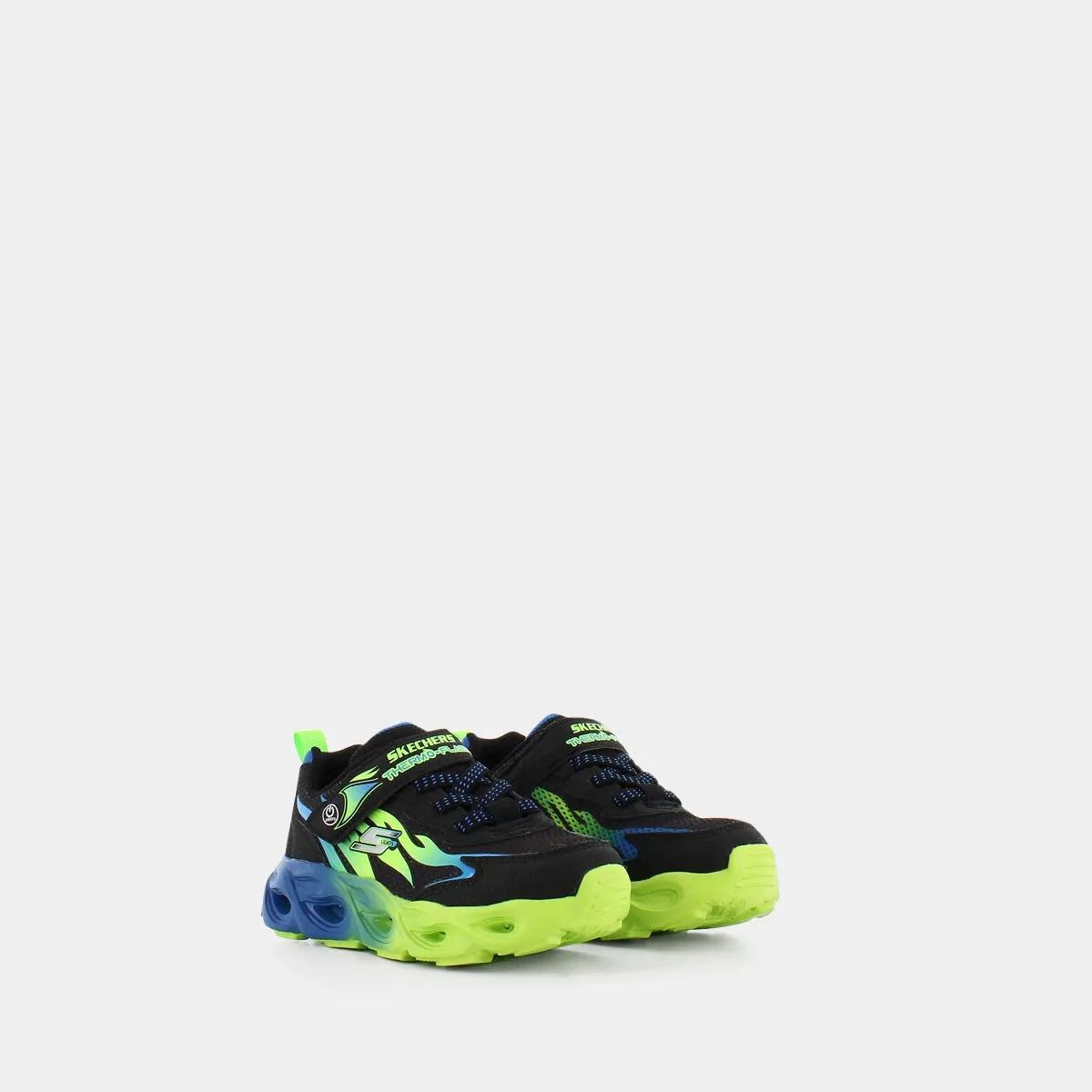 400103LTHERMO-FLASHBlack Synthetic / Mesh / Blue & Lime Trim- SPORTIVE