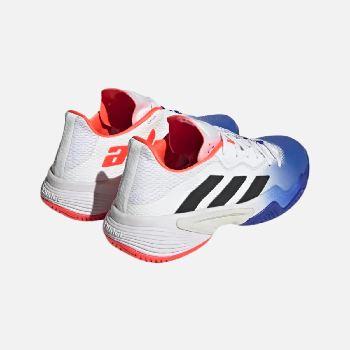 Adidas Barricade Tennis Shoes -Lucid Blue / Core Black / Solar Red