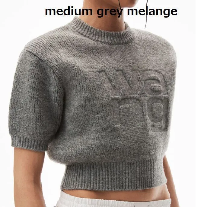 Alexander Wang  |Crew Neck Casual Style Unisex Street Style Plain