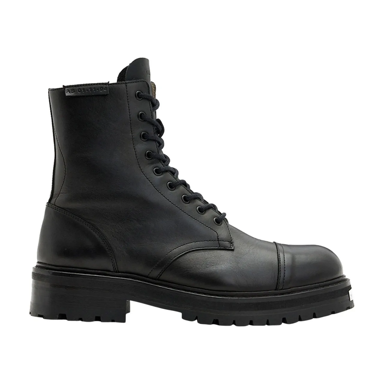 ALLSAINTS Hank Chunky Leather Boots - Black