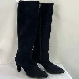 Aquatalia BlackSuede Heel Boots