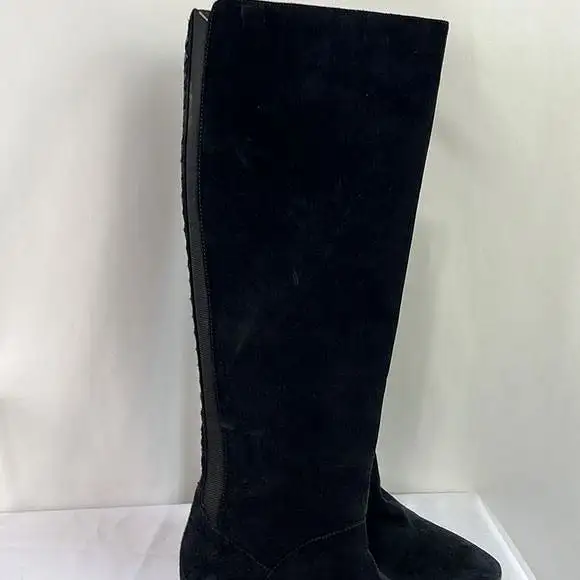 Aquatalia BlackSuede Heel Boots