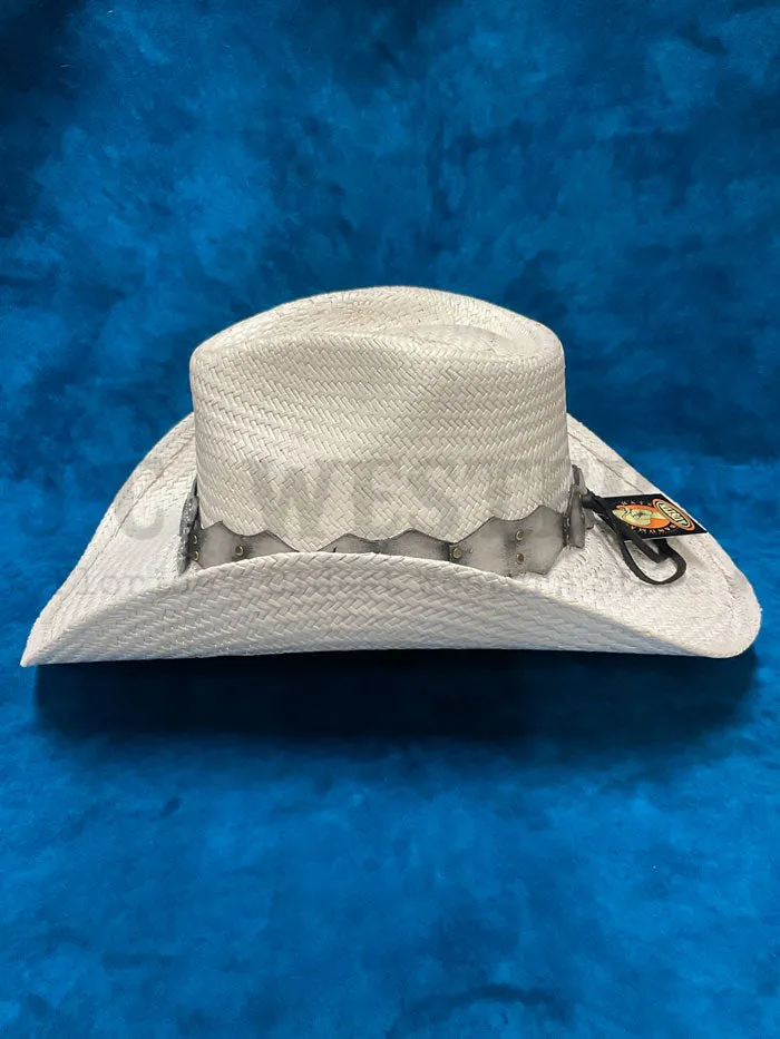 Austin Hats 05-916 TEXAS WINTER Straw Hat White