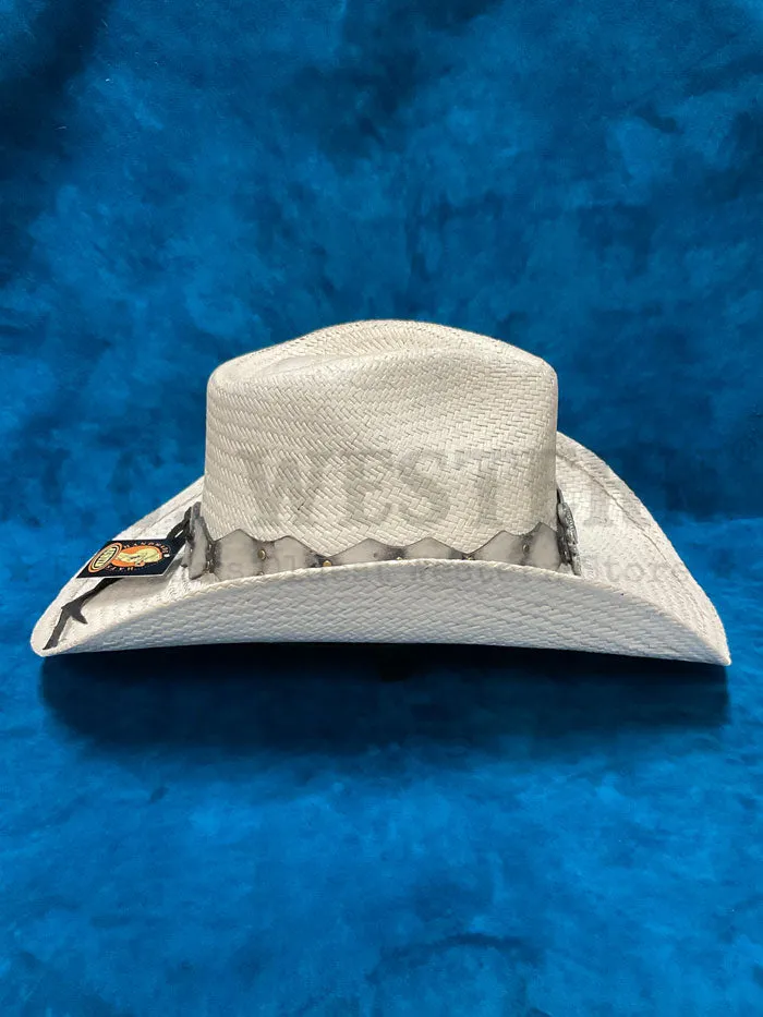 Austin Hats 05-916 TEXAS WINTER Straw Hat White