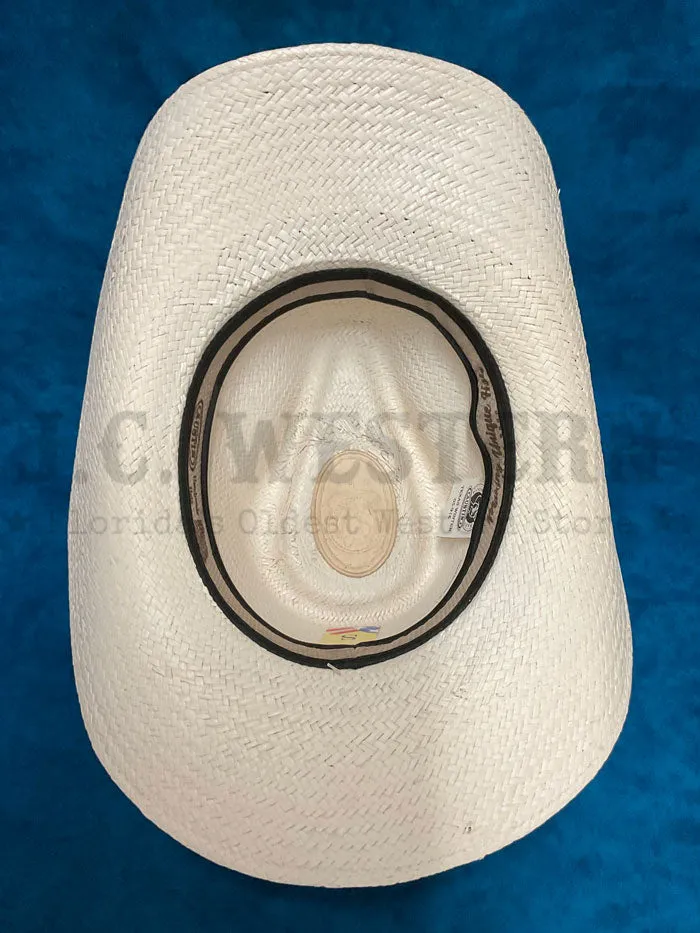 Austin Hats 05-916 TEXAS WINTER Straw Hat White