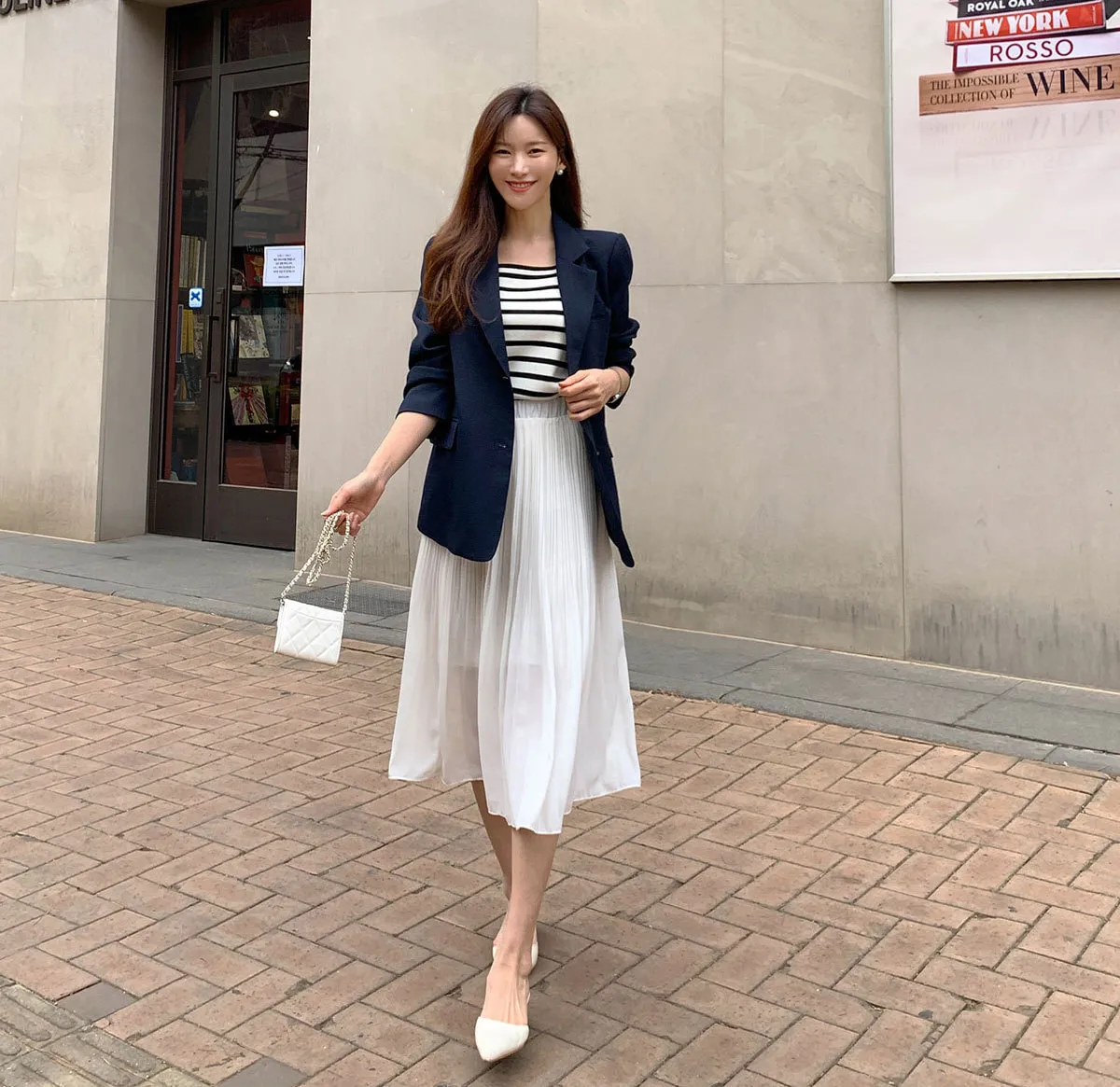 BADDIARY  |Stripes Casual Style Sleeveless Plain Party Style