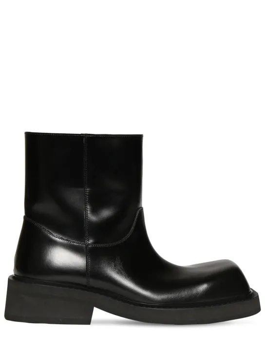 Balenciaga   Inspector Bootie leather boots 