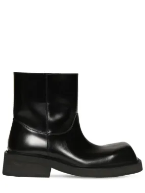 Balenciaga   Inspector Bootie leather boots 