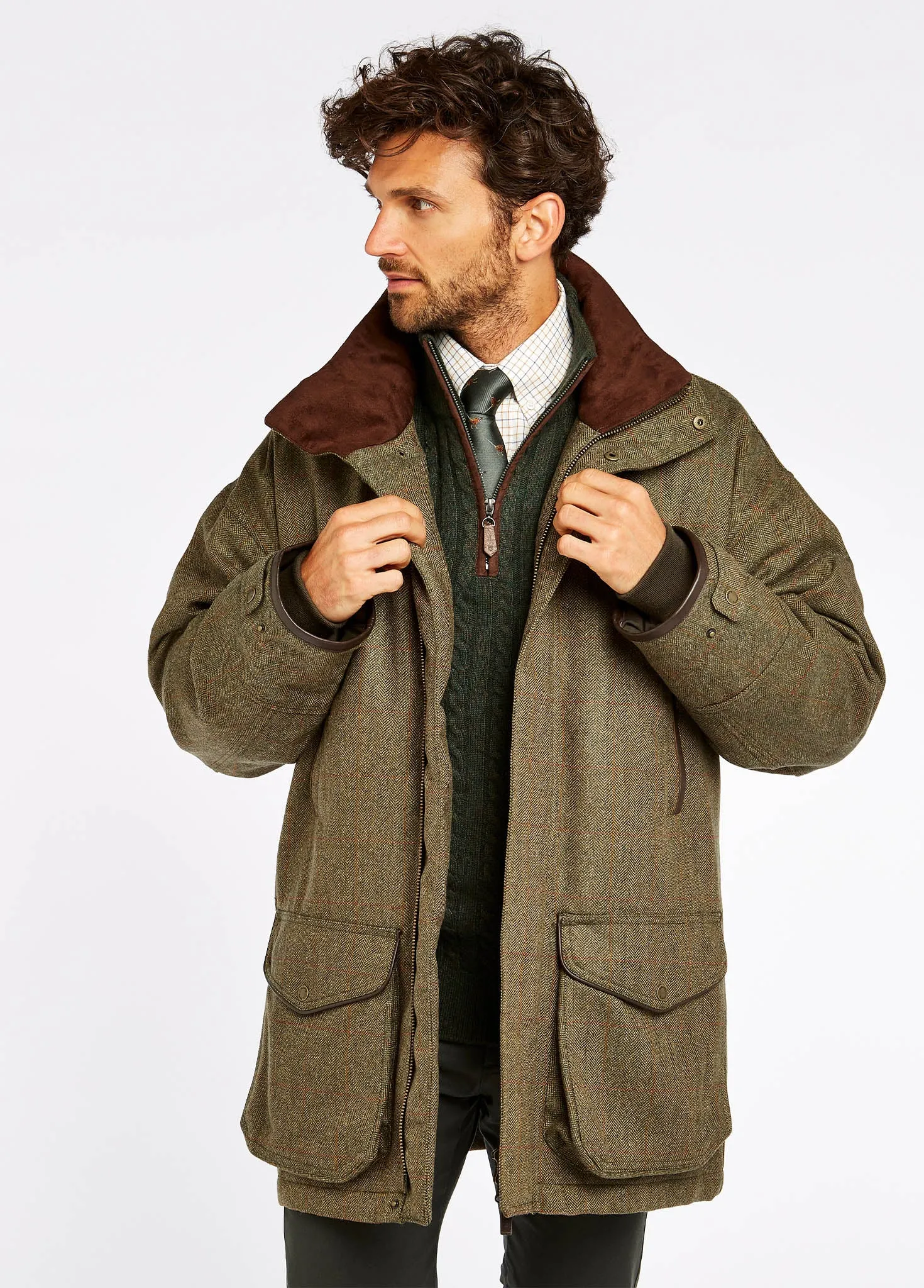 Ballinturbet Tweed Jacket - Cedar