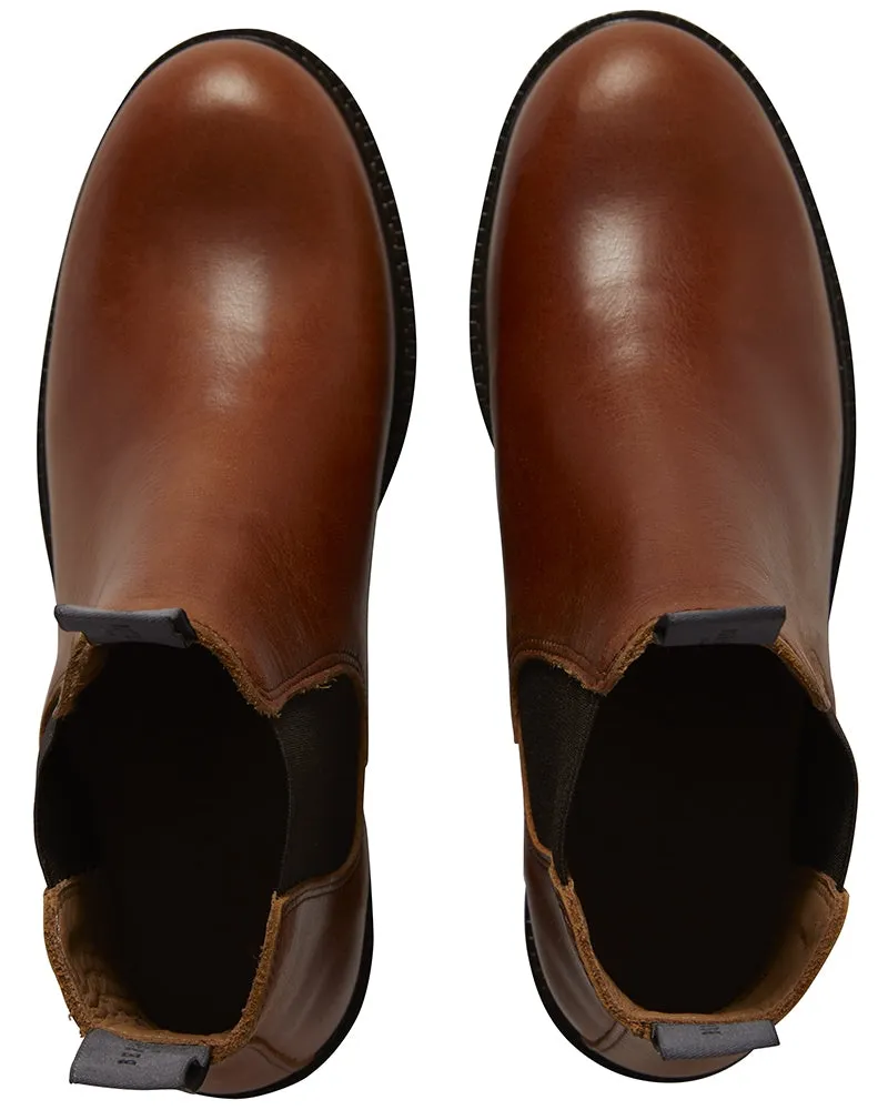 Berkeley - Ws Chelsea Leather Boots Cognac