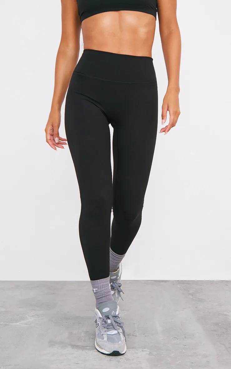 Black Sculpt High Waist Gym Leggings | Activewear