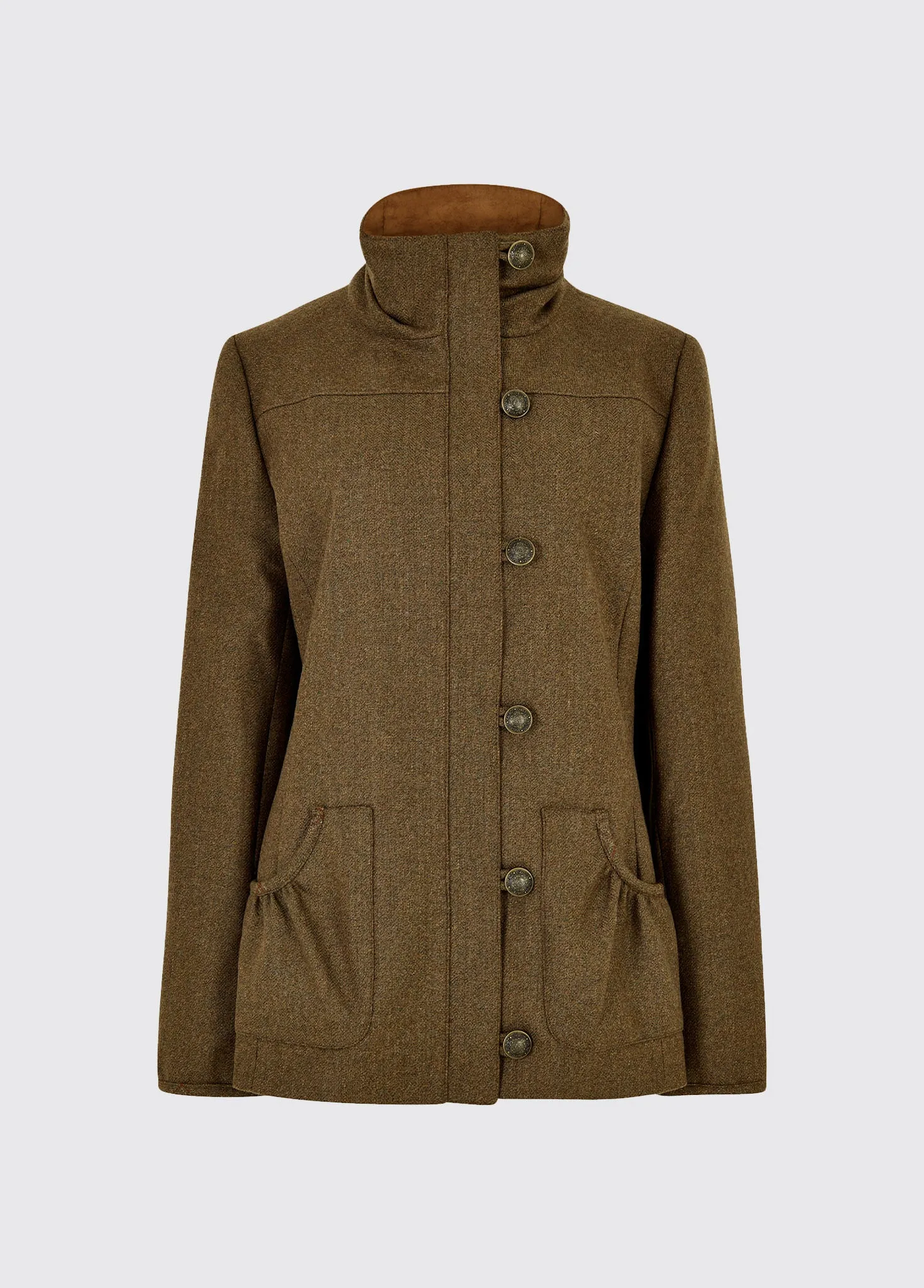 Bracken Tweed Jacket - Plain Oak