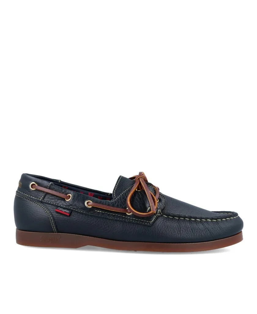 Callaghan Yate 51600 Men's navy blue boat shoes