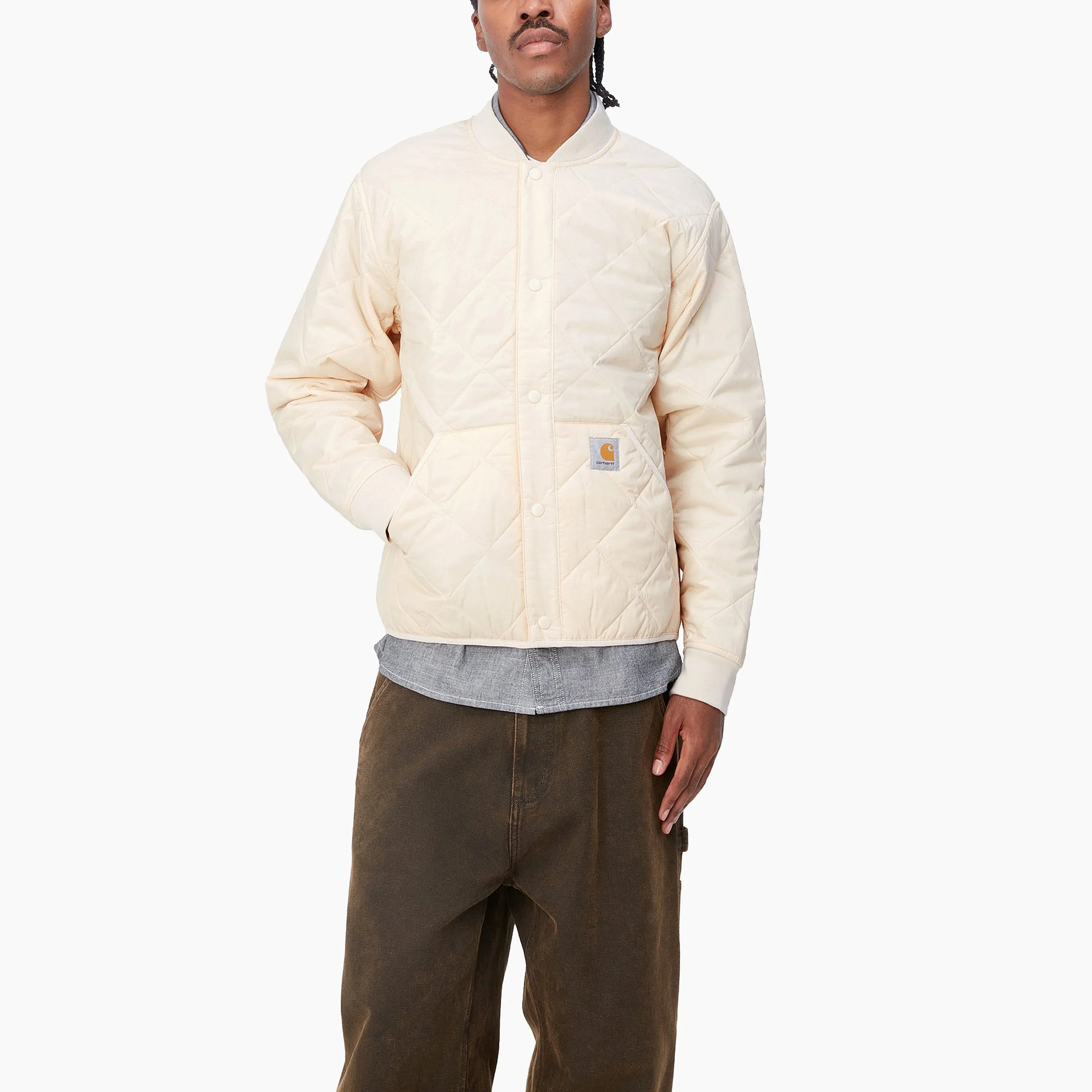 CARHARTT WIP BARROW LINER JACKET NATURAL - I029461