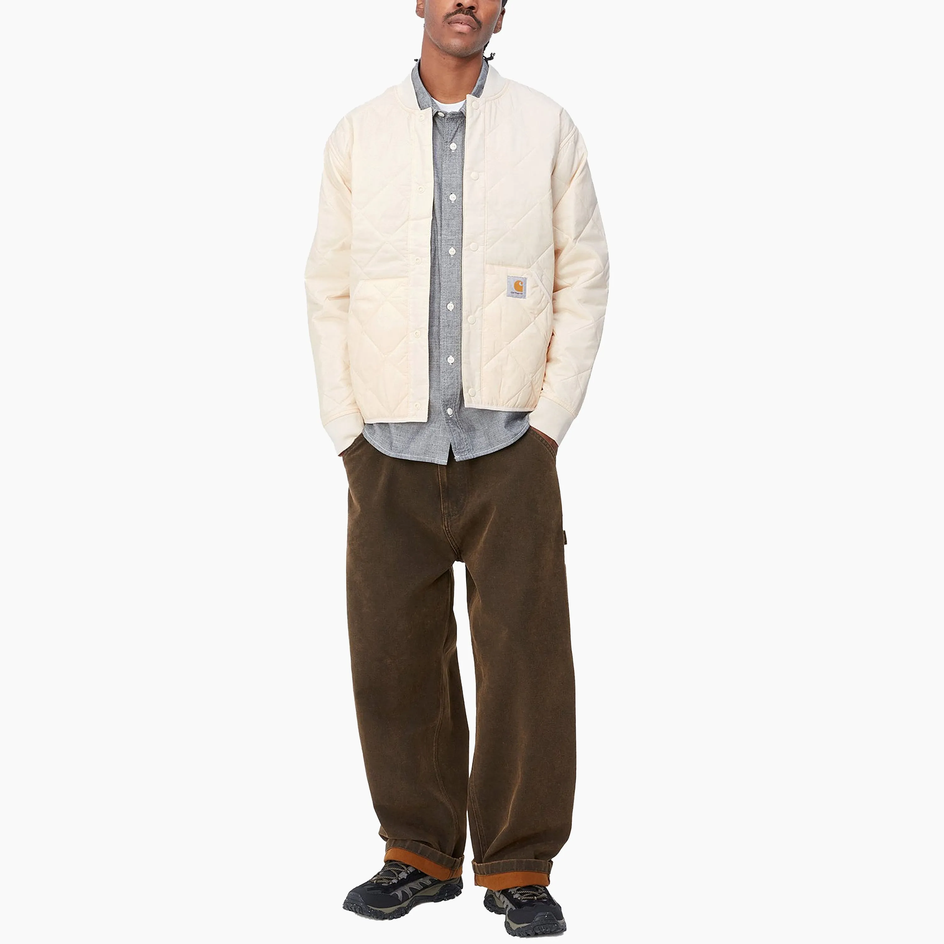 CARHARTT WIP BARROW LINER JACKET NATURAL - I029461