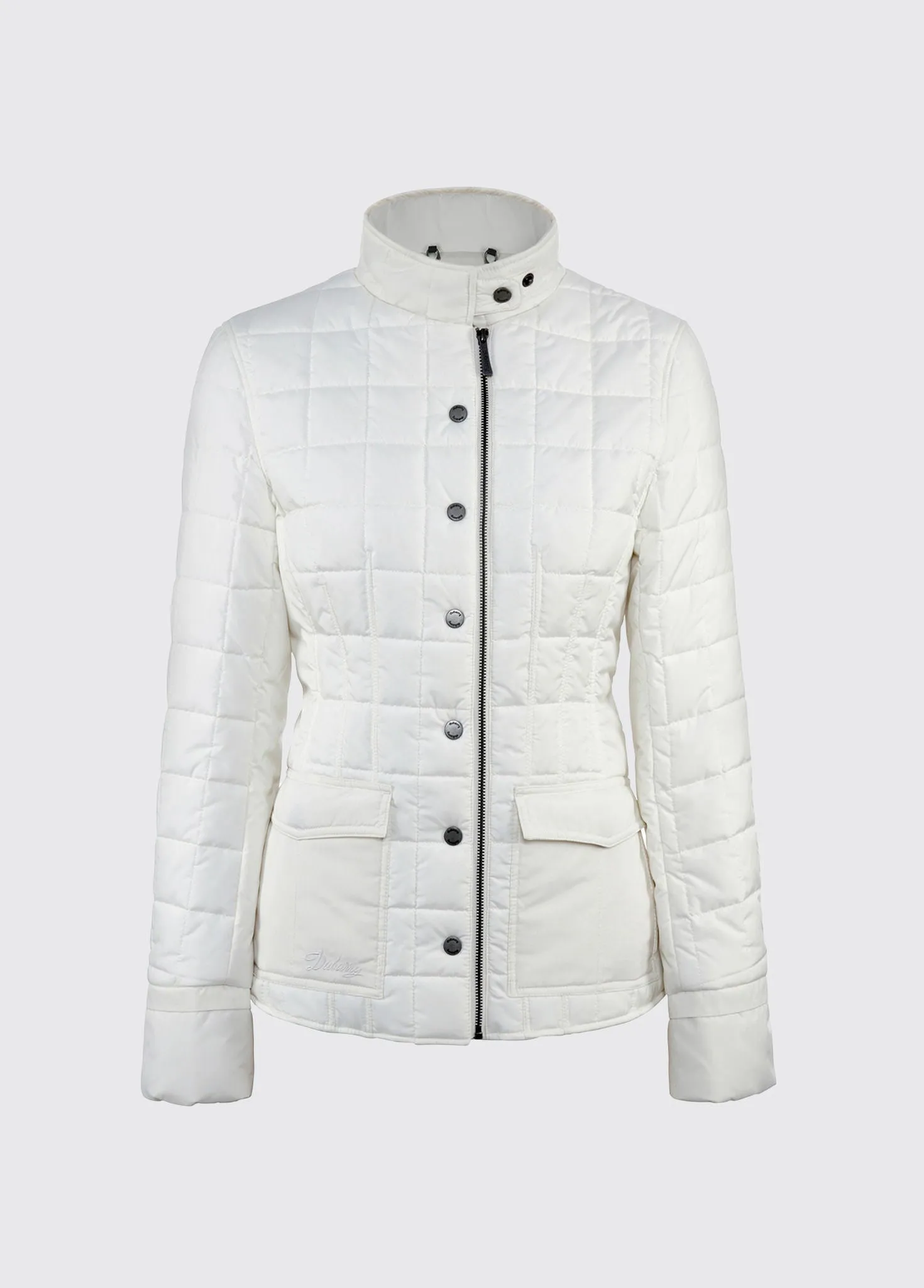 Carra Womens Quilted Jacket - Sail White