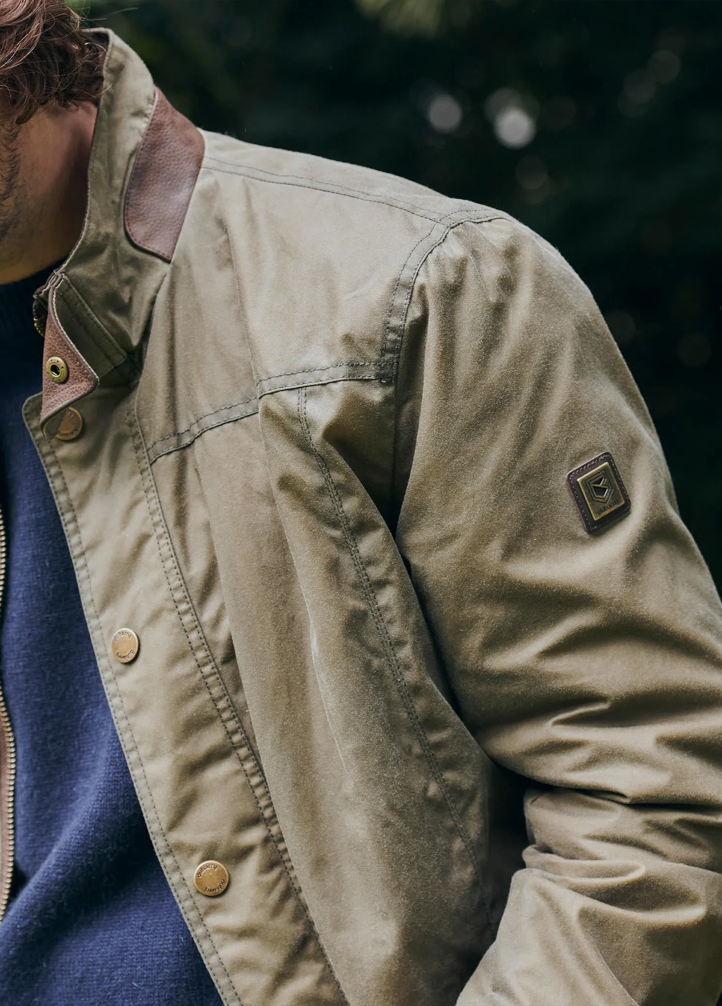 Carrickfergus Waxed Jacket - Dusky Green