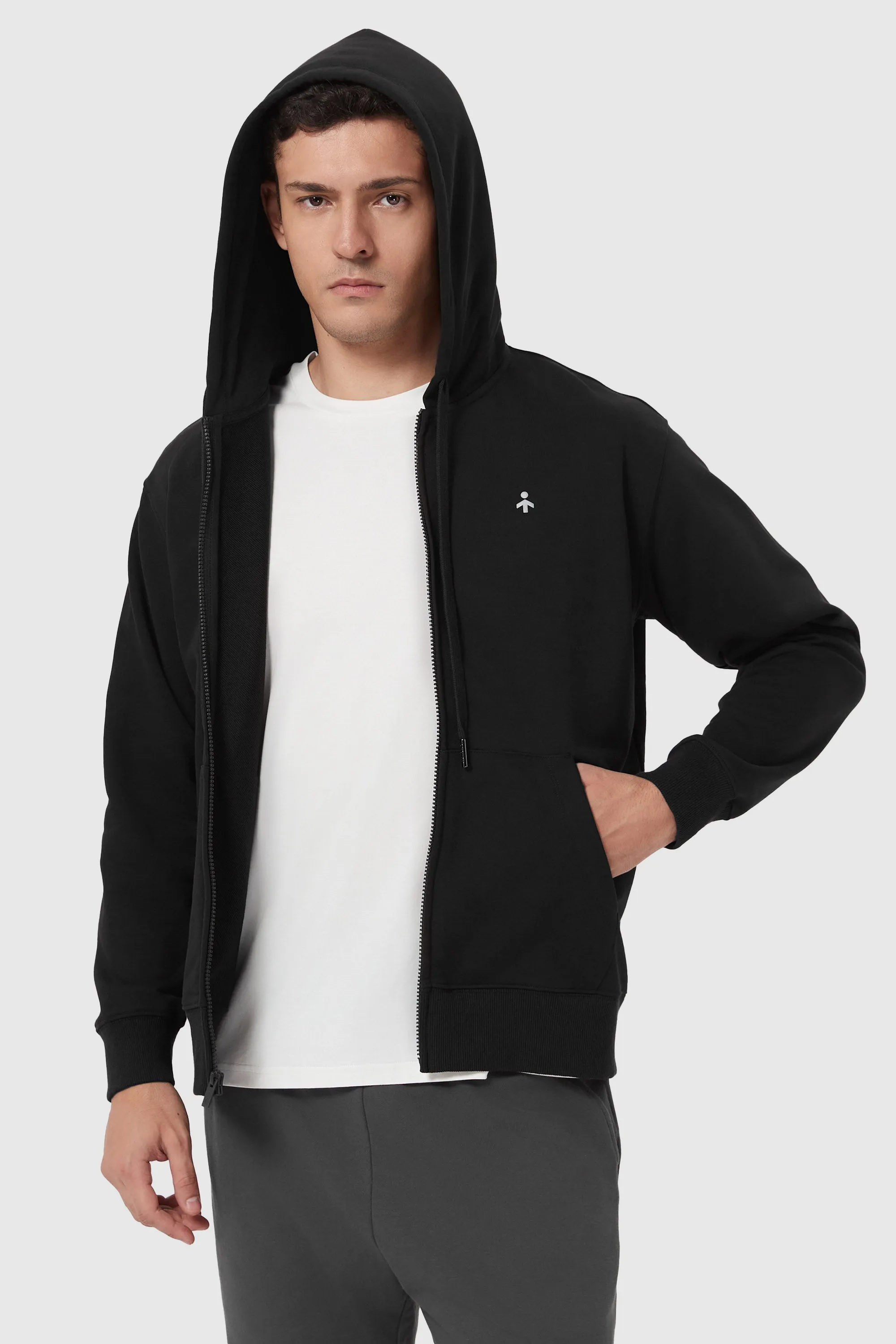 Casual Full-Zip Hoodie