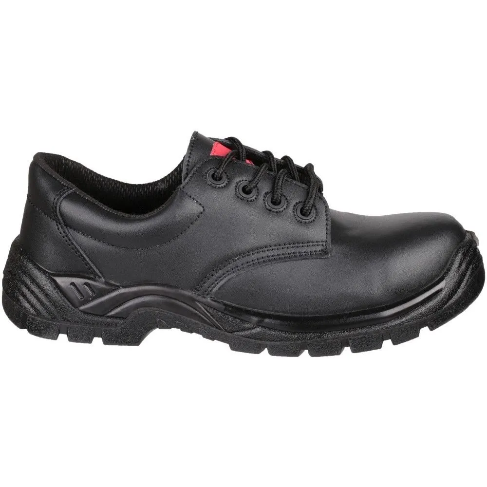 Centek Mens FS311C Lace Up Leather Safety Industrial Work Shoes