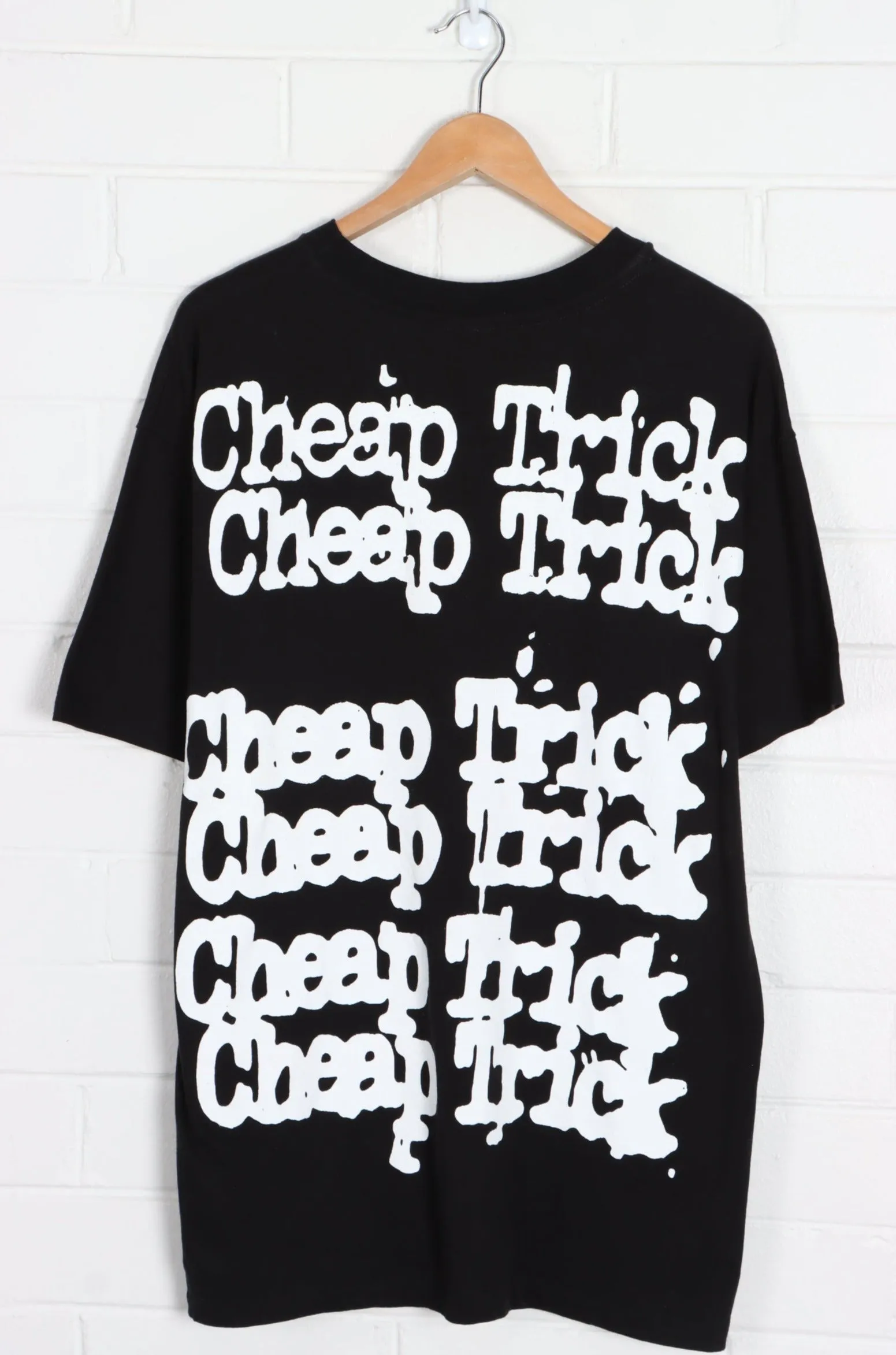 Cheap Trick 1994 'Woke Up With A Monster' Front Back Single Stitch Tee (L-XL)