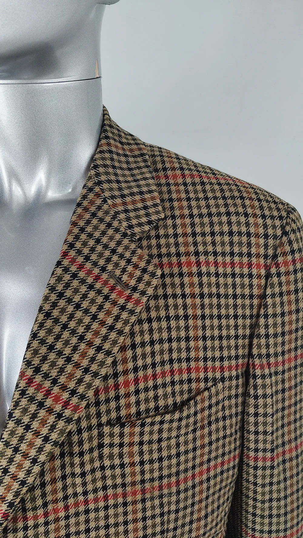 Confar Vintage Mens Italian Virgin Wool Blazer, 1980s