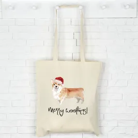 Corgi Christmas Tote Bag