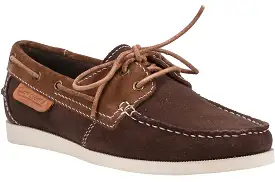 Cotswold Idbury Womens Leather Lace Up Boat Shoe