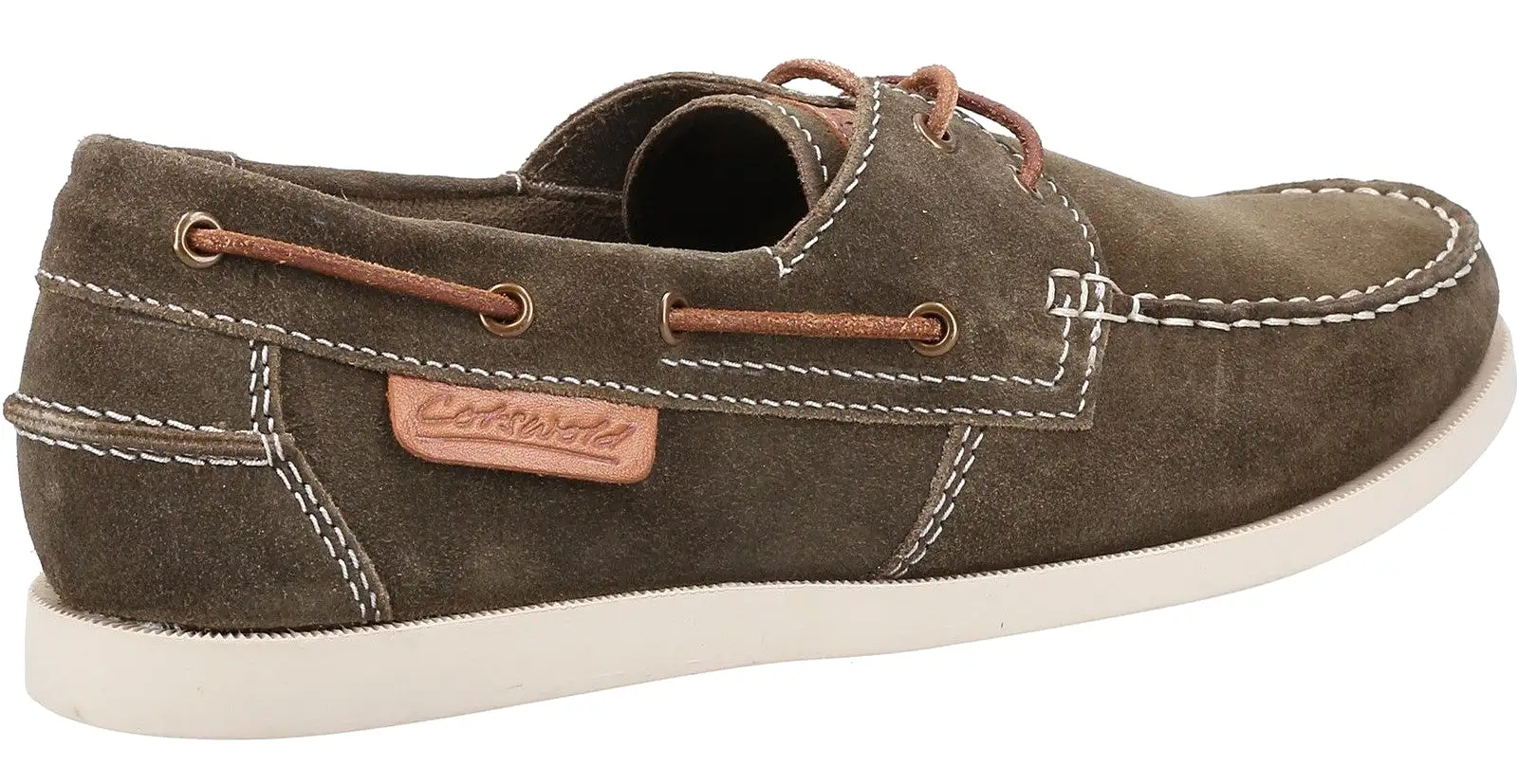 Cotswold Mitcheldean Mens Leather Lace Up Boat Shoe