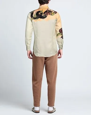 Dries Van Noten  |Flower Patterns Unisex Street Style Long Sleeves