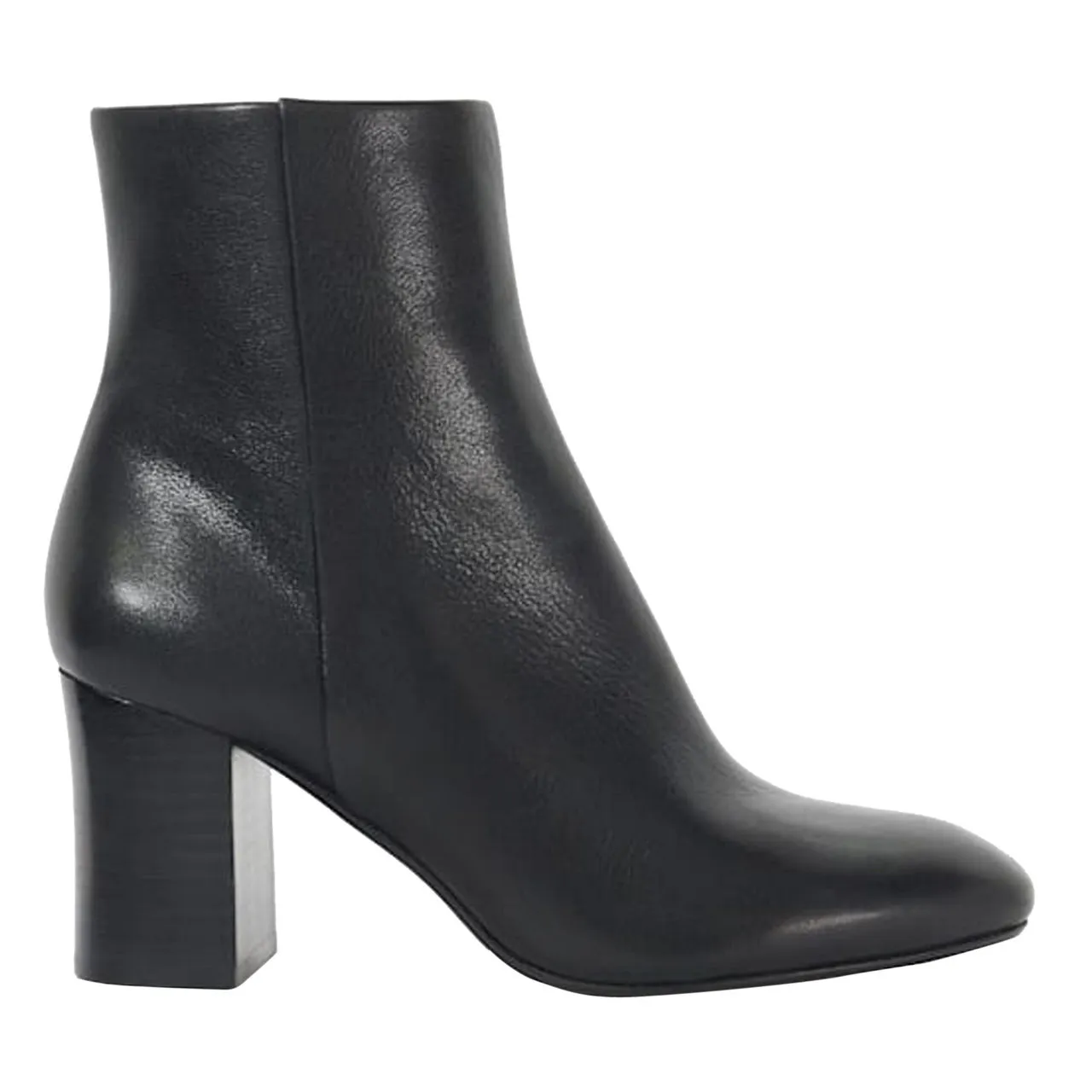 DUNE LONDON Ollave Block Heel Ankle Boots - Black