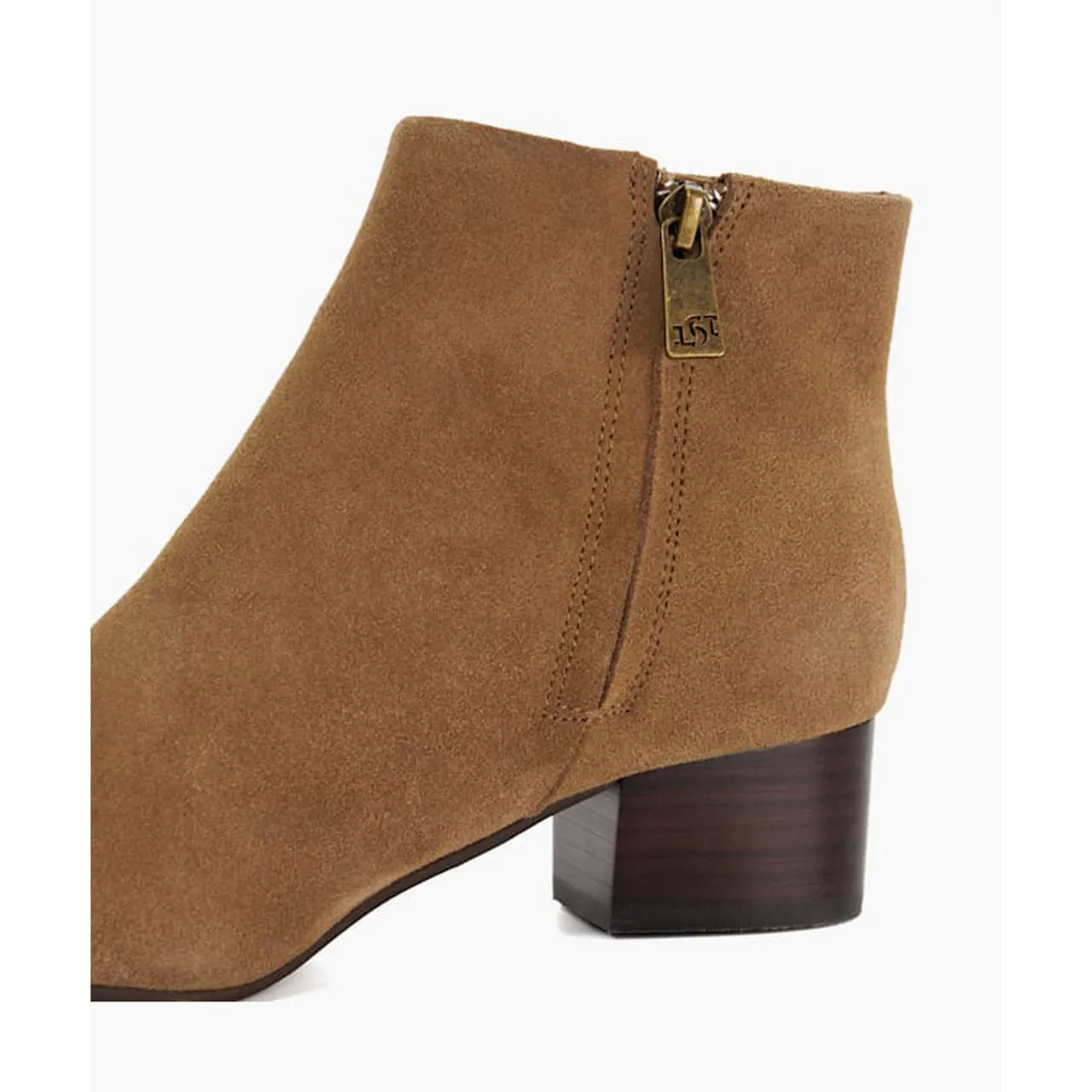 DUNE LONDON Perrie Low Heel Ankle Boots - Beige