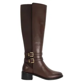 DUNE LONDON Tatter Knee-High Boots - Brown