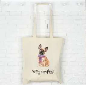 French Bulldog Christmas Tote Bag