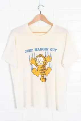 Garfield Just Hangin' Out 1978 Paper Thin Single Stitch T-Shirt (M)