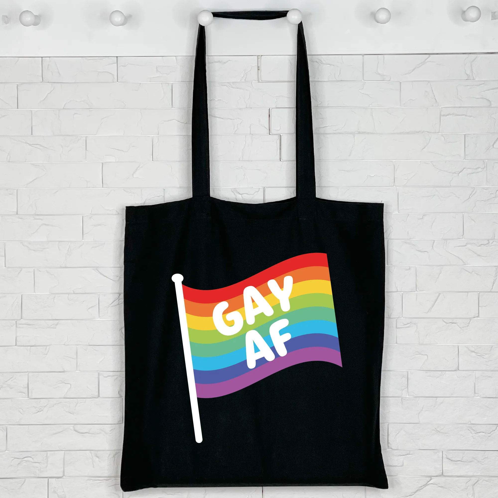 Gay AF Gay Pride Tote Bag