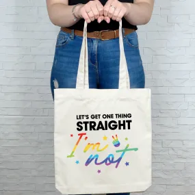 Gay Pride, Straight, I'm Not Tote Bag