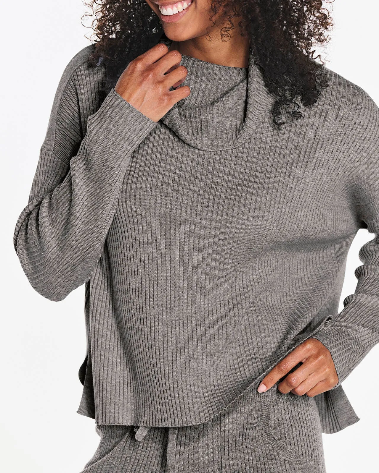 Georgie Cashblend Cowl Neck Sweater