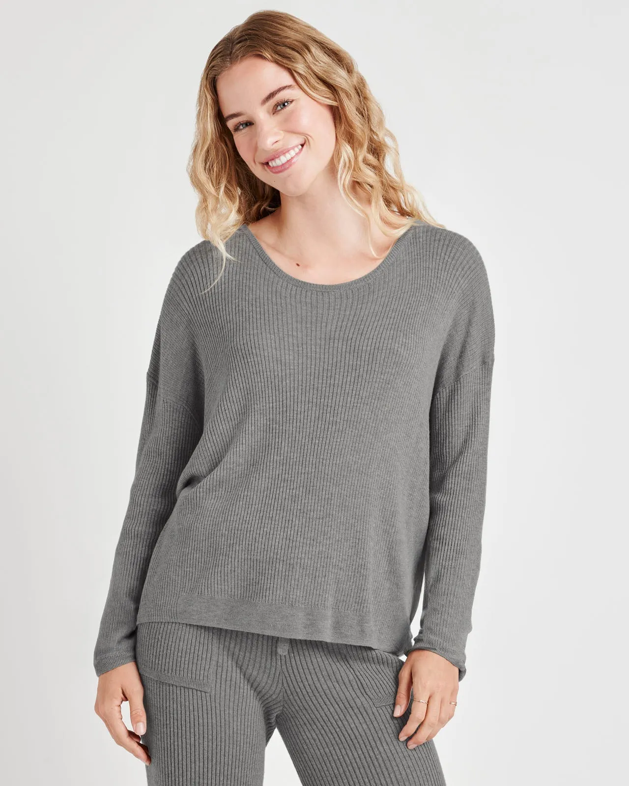 Georgie Cashblend Rib Sweater