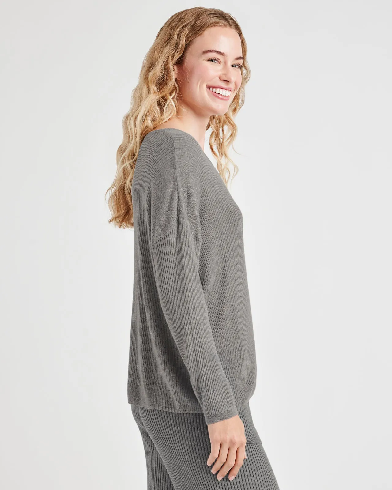 Georgie Cashblend Rib Sweater