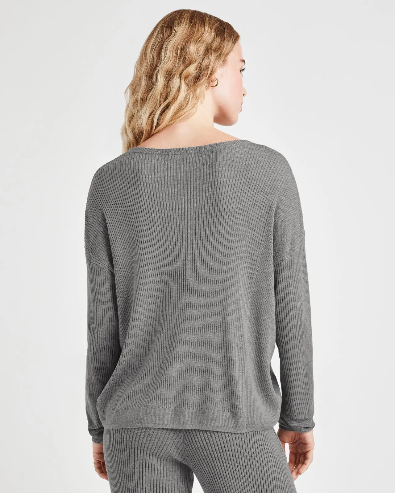 Georgie Cashblend Rib Sweater