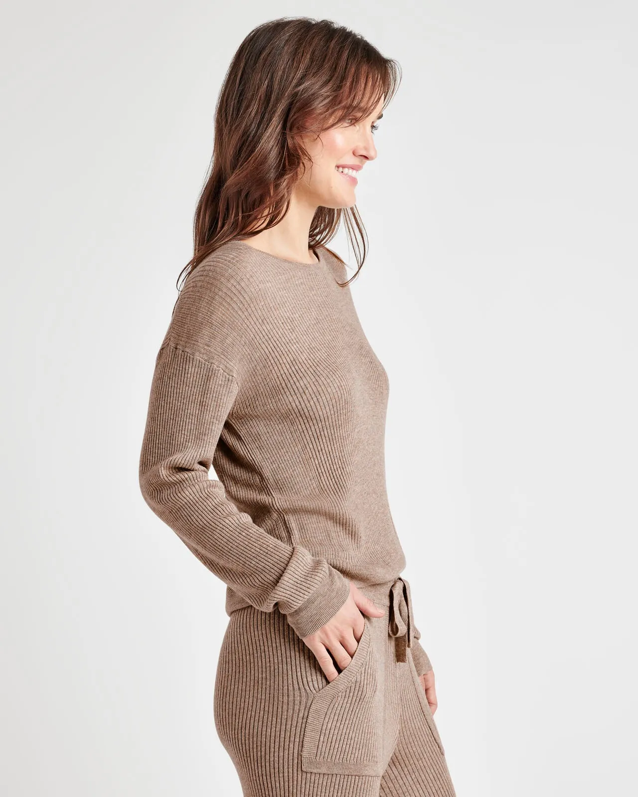 Georgie Cashblend Rib Sweater