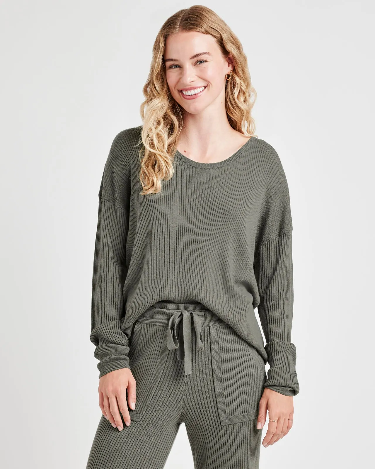 Georgie Cashblend Rib Sweater