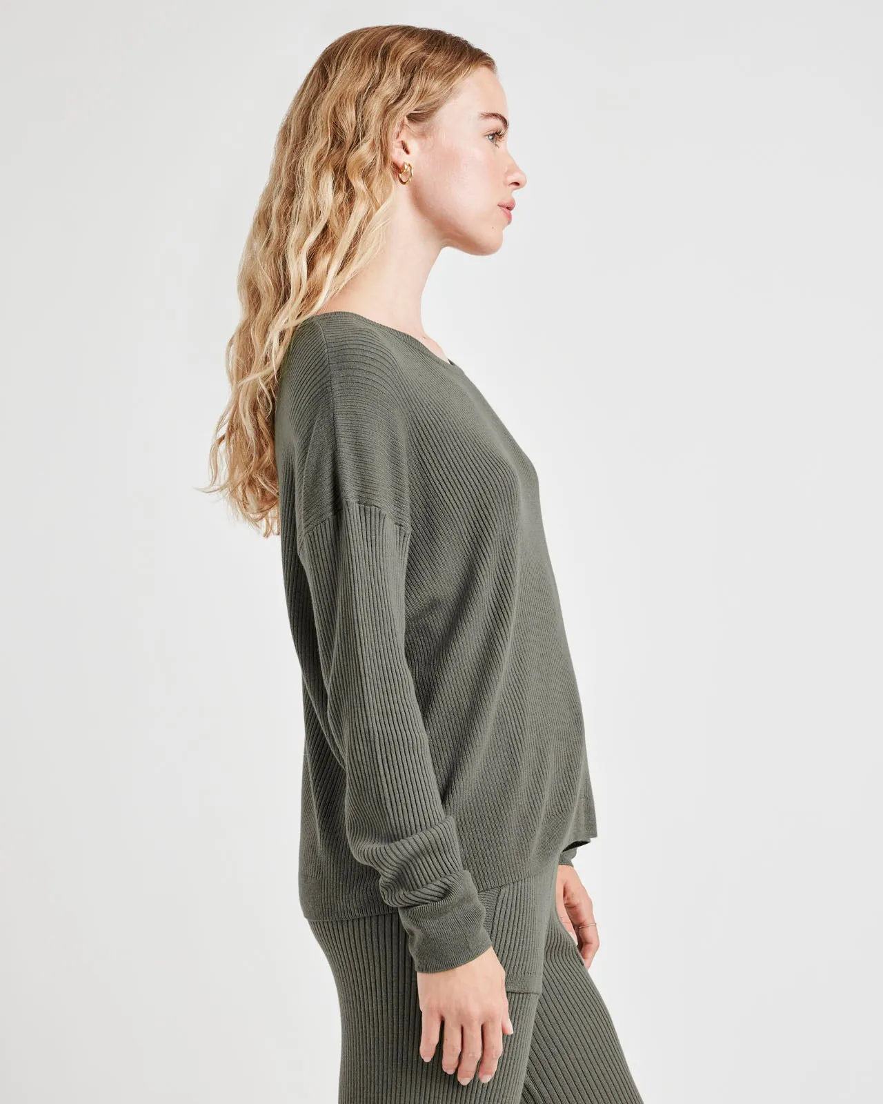 Georgie Cashblend Rib Sweater