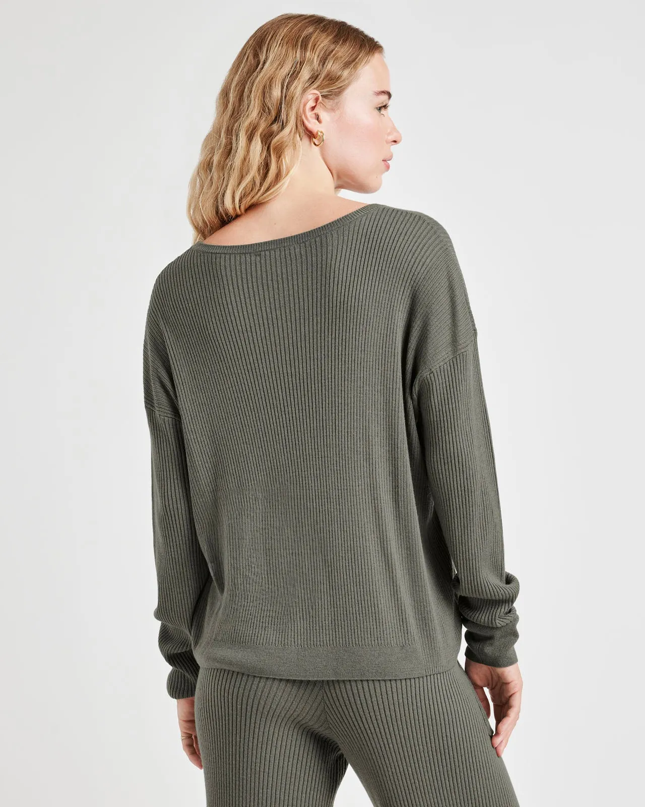 Georgie Cashblend Rib Sweater