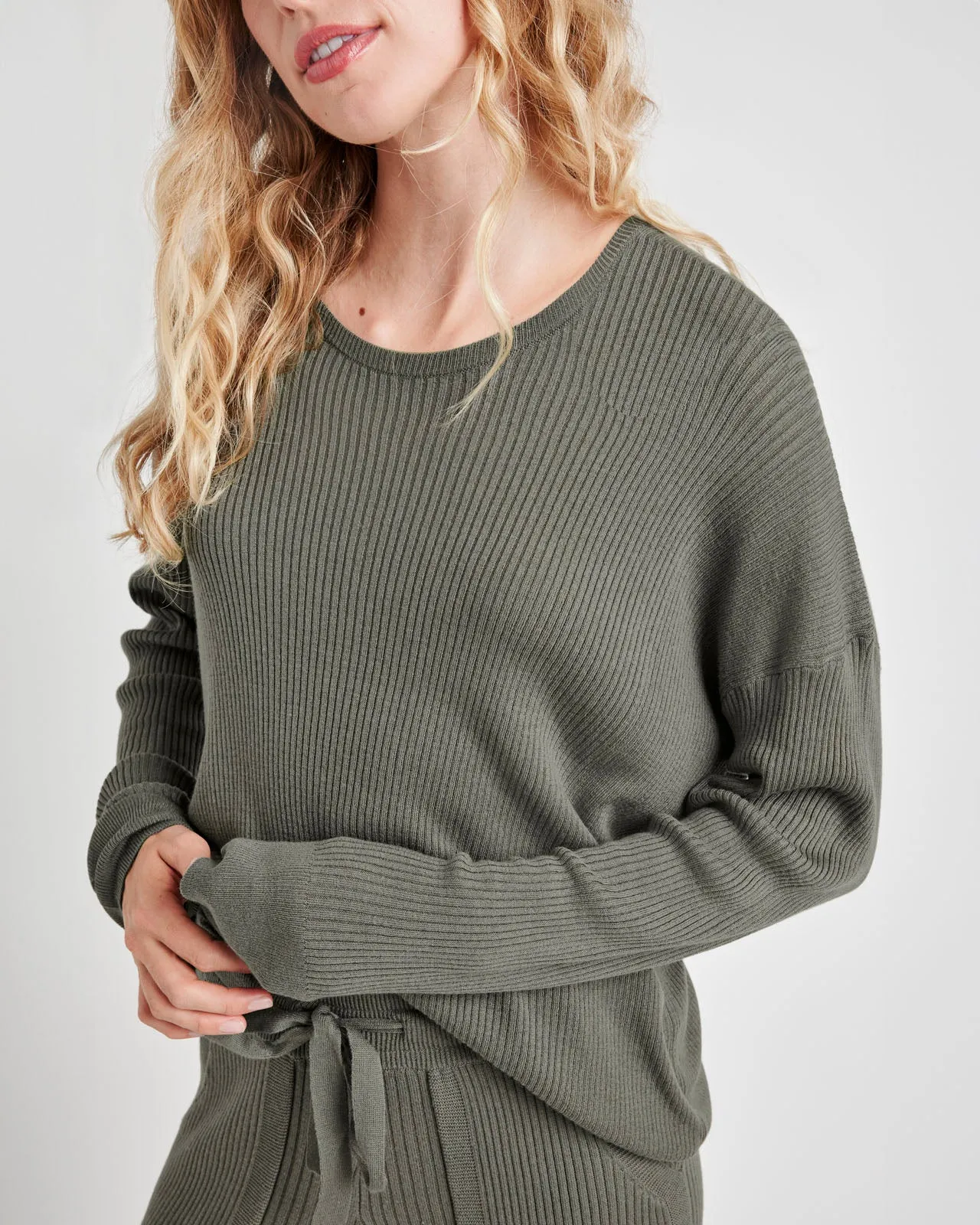 Georgie Cashblend Rib Sweater