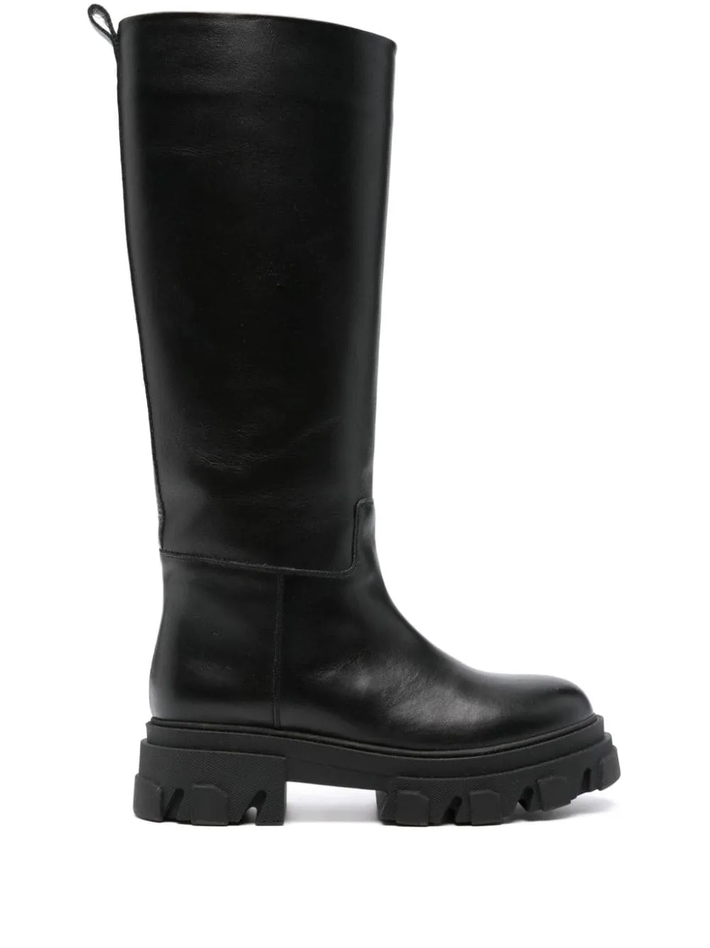 GIABORGHINI 50mm leather boots - Black