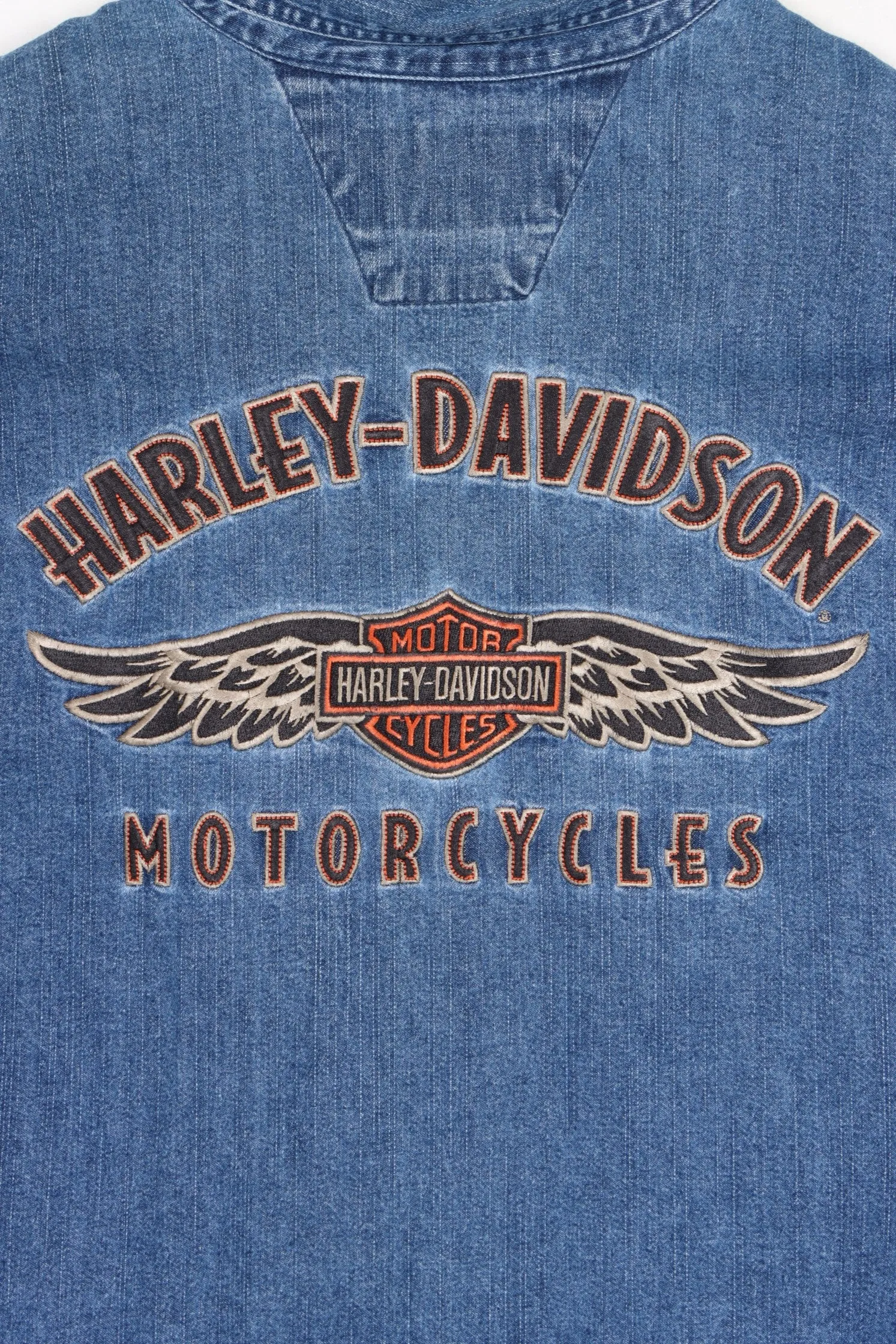 HARLEY DAVIDSON Denim Long Sleeve Shacket (XXL)