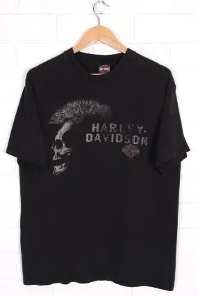 HARLEY DAVIDSON Surf City Front Back T-Shirt USA Made (L)